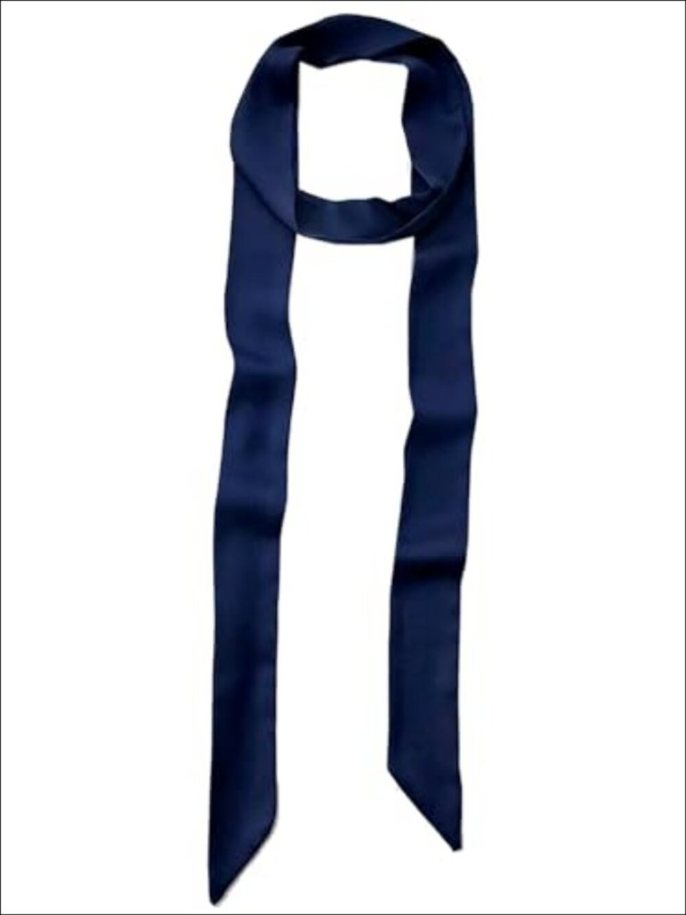 Satin Skinny Neck Scarf Ribbon Sash Belt Handbag Wrap 78.7in